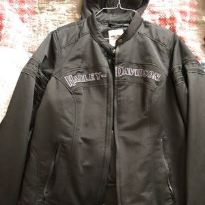 Harley Davidson jacket with vest